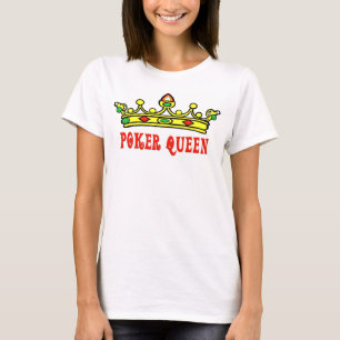 トランプのポーカーの女王 Tシャツ