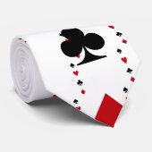 トランプのポーカーの常習者 ネクタイ (ロール)