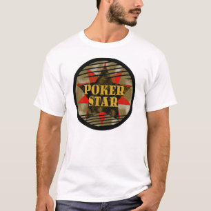 トランプのポーカーの星 Tシャツ