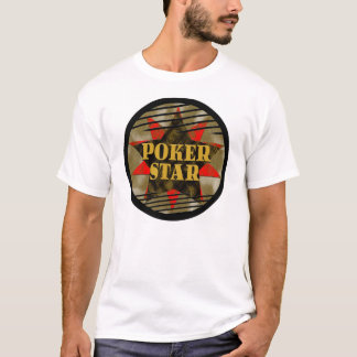トランプのポーカーの星 Tシャツ