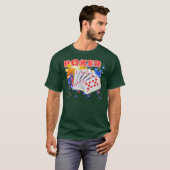トランプのポーカーの泡 Tシャツ (正面フル)