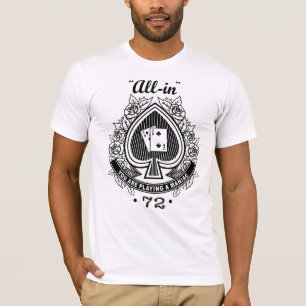 トランプのポーカーの狂人 Tシャツ