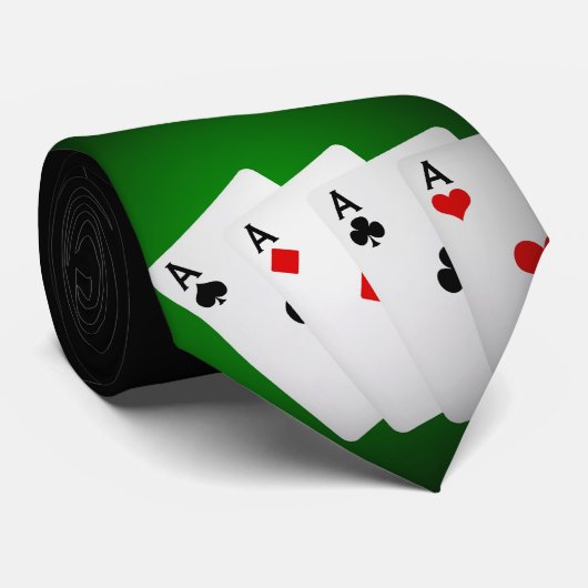 トランプのポーカーの背景 ネクタイ (ロール)