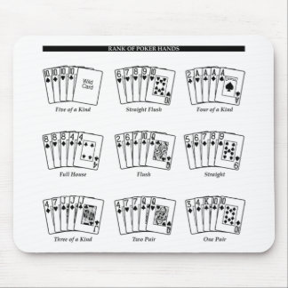 トランプのポーカーのmousepad マウスパッド