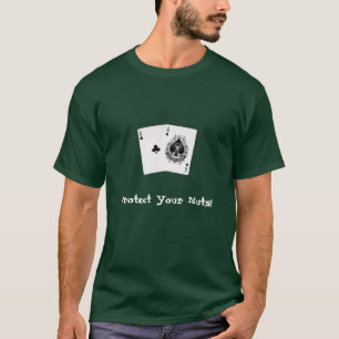 トランプのポーカーのTシャツのポケットエース Tシャツ