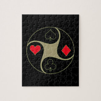 トランプのポーカーはジグソーパズルに適します ジグソーパズル