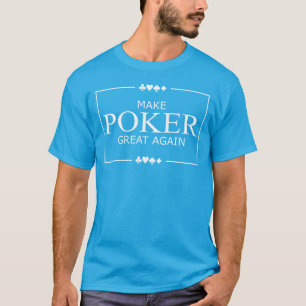 トランプのポーカーを素晴らしく再度させて下さい Tシャツ