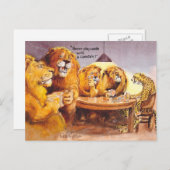 トランプのポーカーアドバイス ポストカード (正面/裏面)