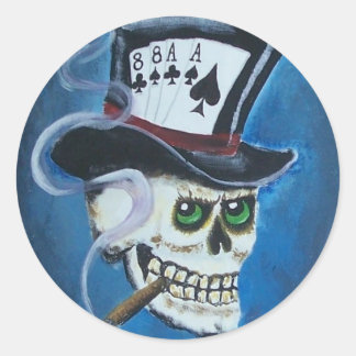トランプのポーカーアート2 011 ラウンドシール