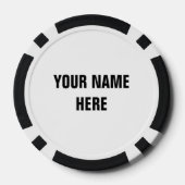 トランプのポーカーカスタムチップハートロゴ付きゴルフボールマーカー ポーカーチップ (裏面)