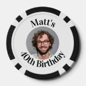 トランプのポーカーカスタムチップ誕生日の好意 ポーカーチップ (裏面)