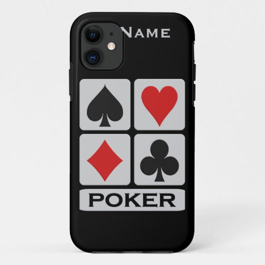 トランプのポーカーカスタムプレイヤーiPhone 5ケースメイト Case-Mate iPhoneケース (裏面)
