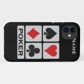 トランプのポーカーカスタムプレイヤーiPhone 5ケースメイト Case-Mate iPhoneケース (裏面(横))