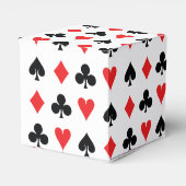 トランプのポーカーカードのスーツ フェイバーボックス (裏面サイド)