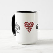 トランプのポーカーカードはマグに適します マグカップ (正面左)