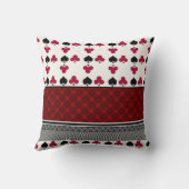 トランプのポーカーカードゲーム クッション (裏面)