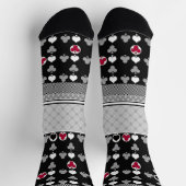 トランプのポーカーカードゲーム ソックス (上部)