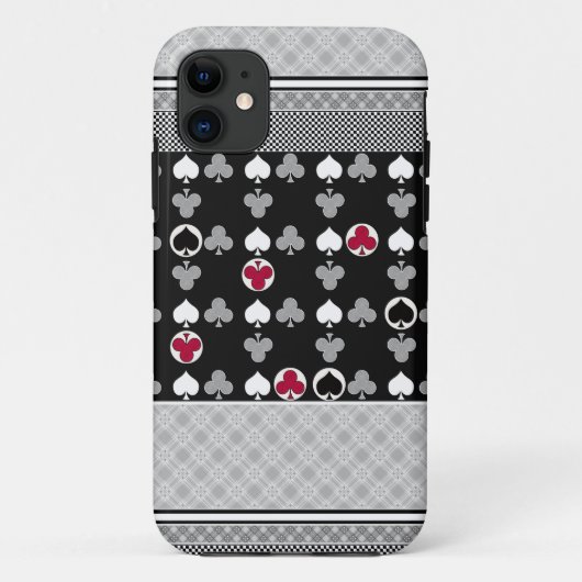 トランプのポーカーカードゲーム Case-Mate iPhoneケース (裏面)