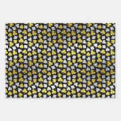 トランプのポーカーカードスーツLas Vegas Casinoギャンブラーのパターン ラッピングペーパーシート (正面2)