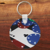トランプのポーカーキーチェーン キーホルダー (正面)