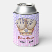 トランプのポーカークイーンクーラーボックス 缶クーラー (缶裏面)