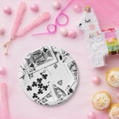 トランプのポーカーゲームトランプパーティー ペーパープレート (パーティー)