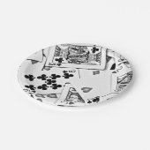 トランプのポーカーゲームトランプパーティー ペーパープレート (アングル)