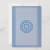 トランプのポーカーゲームナイトトランプデザイン 招待状 (裏面)