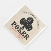 トランプのポーカーゲームナイトヴィンテージスタイルクラブ (コーナー)