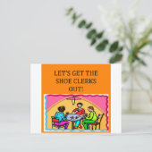 トランプのポーカーゲームプレーヤーのジョーク ポストカード (スタンド正面)