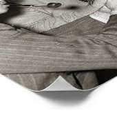 トランプのポーカーゲーム， 1939.ヴィンテージ写真 ポスター (角)