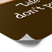 トランプのポーカーゲームPOSTER (Dog Dealing Cards) ポスター (角)