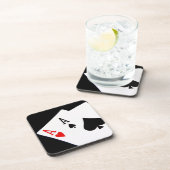 トランプのポーカーコースター コースター (右側)