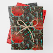 トランプのポーカーサイコロ及びトランプのポーカーチップ芸術的包装紙 ラッピングペーパーシート (インサイチュ)