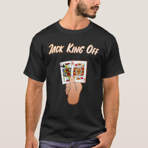 トランプのポーカージャックキングオフ Tシャツ