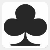 トランプのポーカースイートクラブ スクエアシール (正面)