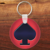 トランプのポーカースペードキーチェーン キーホルダー (正面)