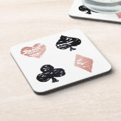トランプのポーカースーツばいせん コースター (左側)