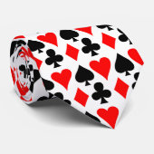 トランプのポーカータイ ネクタイ (ロール)