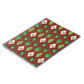 トランプのポーカーダイヤモンドブルテリア ノートブック (左側)