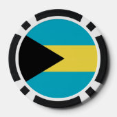 トランプのポーカーチップとバハマ国旗 ポーカーチップ (裏面)