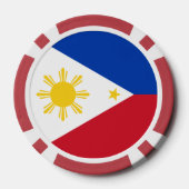 トランプのポーカーチップとフィリピン国旗 ポーカーチップ (裏面)
