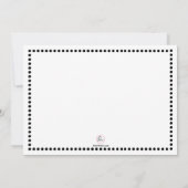 トランプのポーカーチップカジノパーティの招待状 招待状 (裏面)