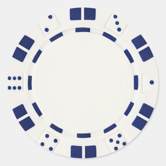 トランプのポーカーチップシール ラウンドシール (正面)
