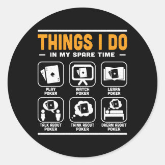 トランプのポーカーチップススペード私のスペアTiで行うもの ラウンドシール