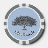 トランプのポーカーチップス – ファミリーツリー ポーカーチップ (正面)