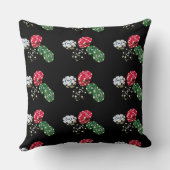 トランプのポーカーチップパターン装飾用クッション クッション (裏面)