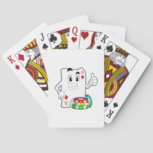 トランプのポーカーチップ付きトランプのポーカーカード トランプ (裏面)