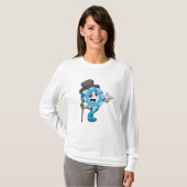 トランプのポーカーチップ付トランプのポーカー Tシャツ (正面フル)