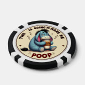 トランプのポーカーチップ – 「これでウンチになる」 ポーカーチップ (シングル)
